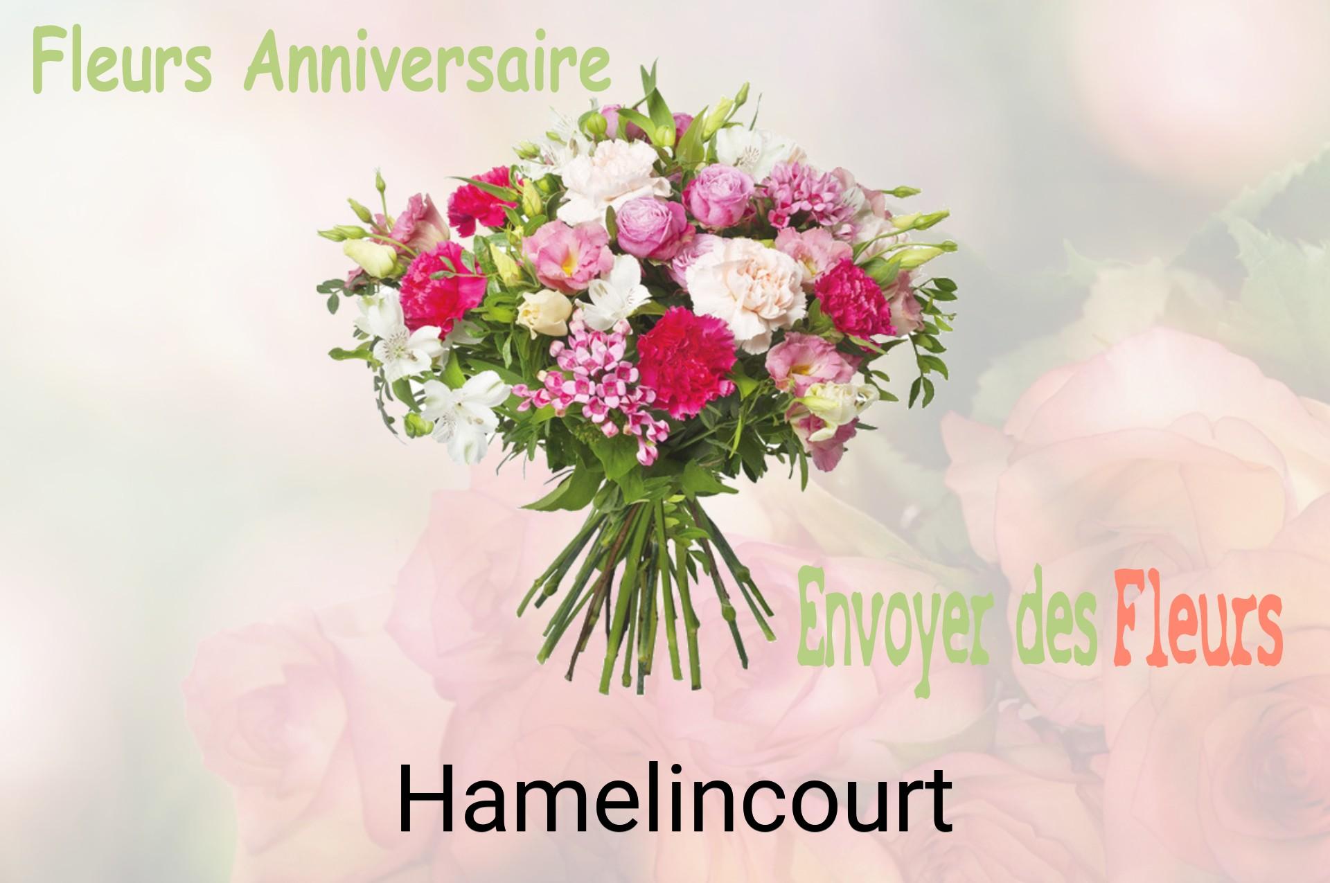 Bouquet de fleurs d’anniversaire livré à Hamelincourt