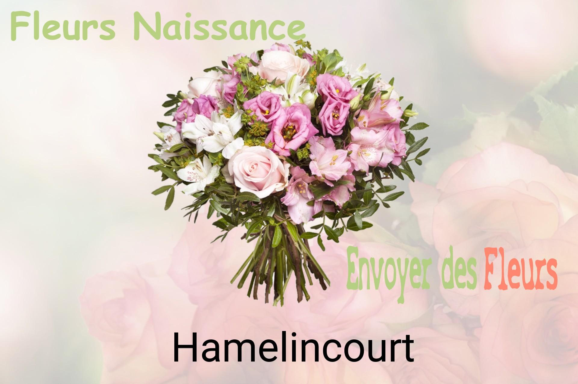Bouquet de fleurs de naissance livré à Hamelincourt